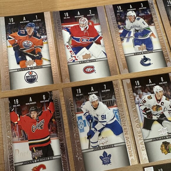 2019-20 Upper Deck Tim Hortons Game Day Action Complete Insert Set #HGD1-15 - Picture 2 of 5